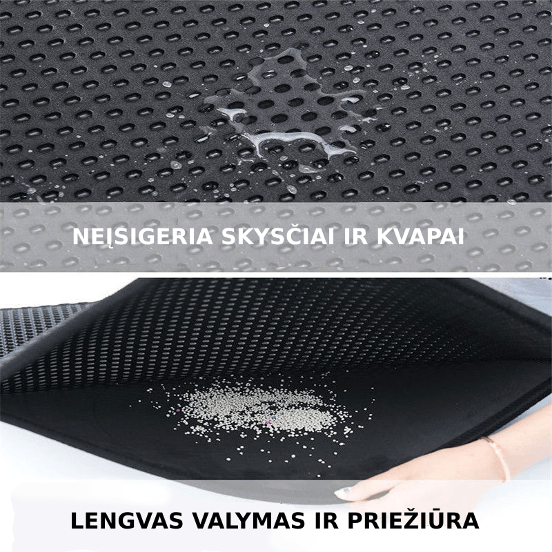 CleanPaw™️ kačių kraiko kilimėlis - pirk-pigiai.lt